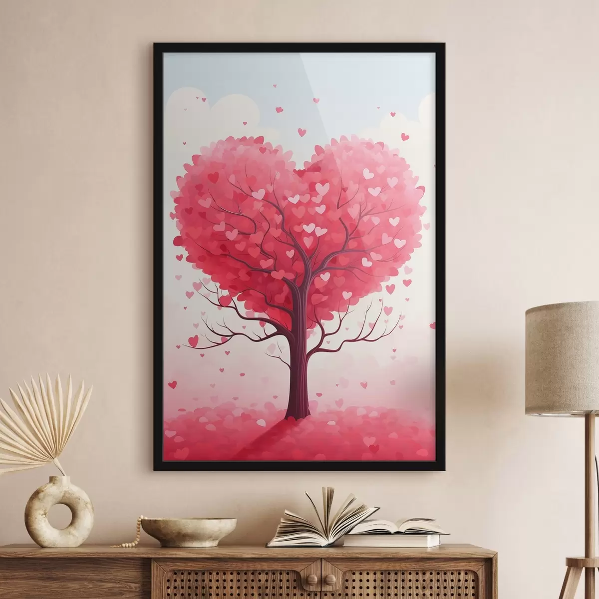 Poster Baum der Herzen f42883