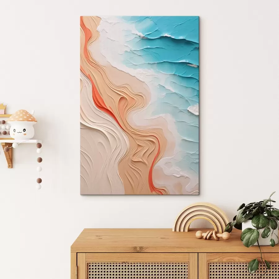 Wandbilder Abstrakte Meereslandschaft s42903