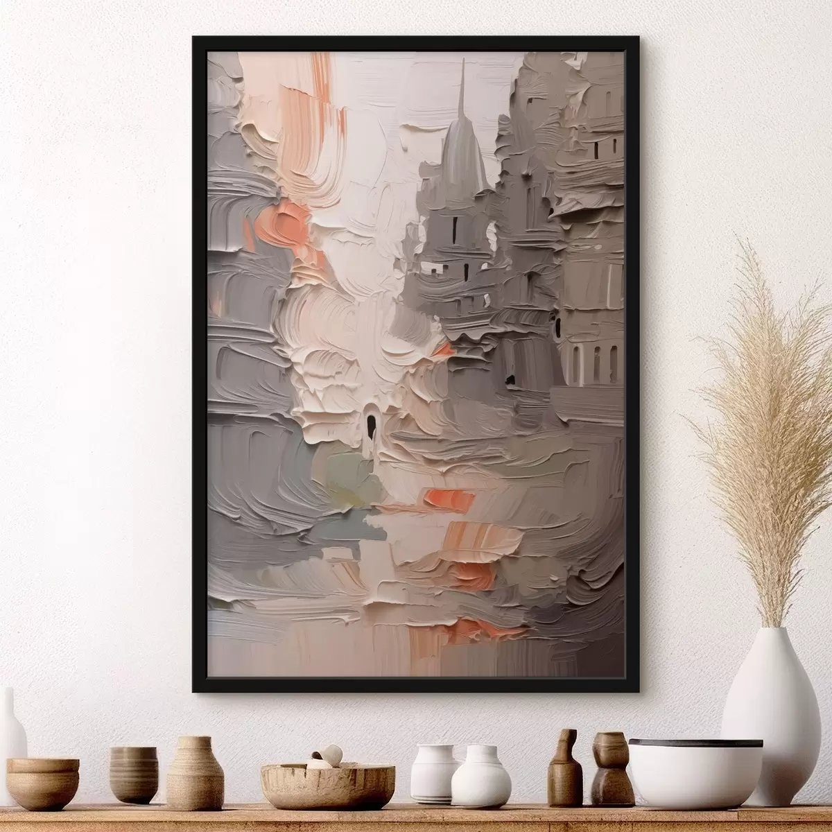 Poster Stadtbild abstrakt f42906