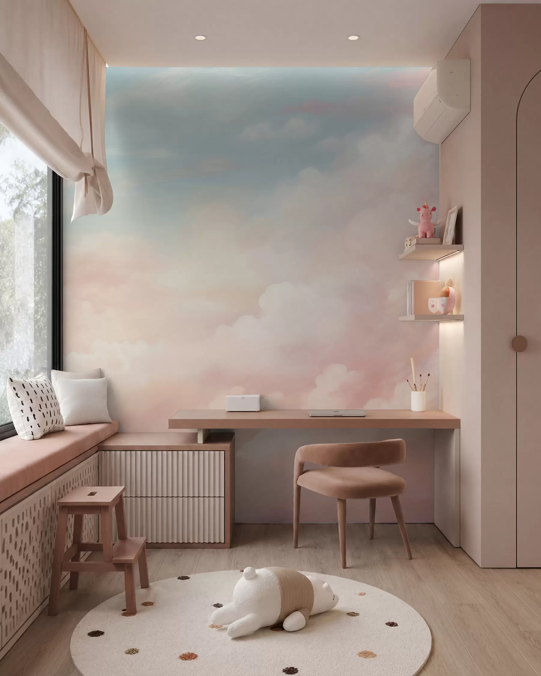 Fototapete Wolken aus Zuckerwatte w03047