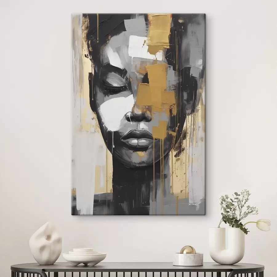 Wandbilder Gesicht eines Mädchens s42950