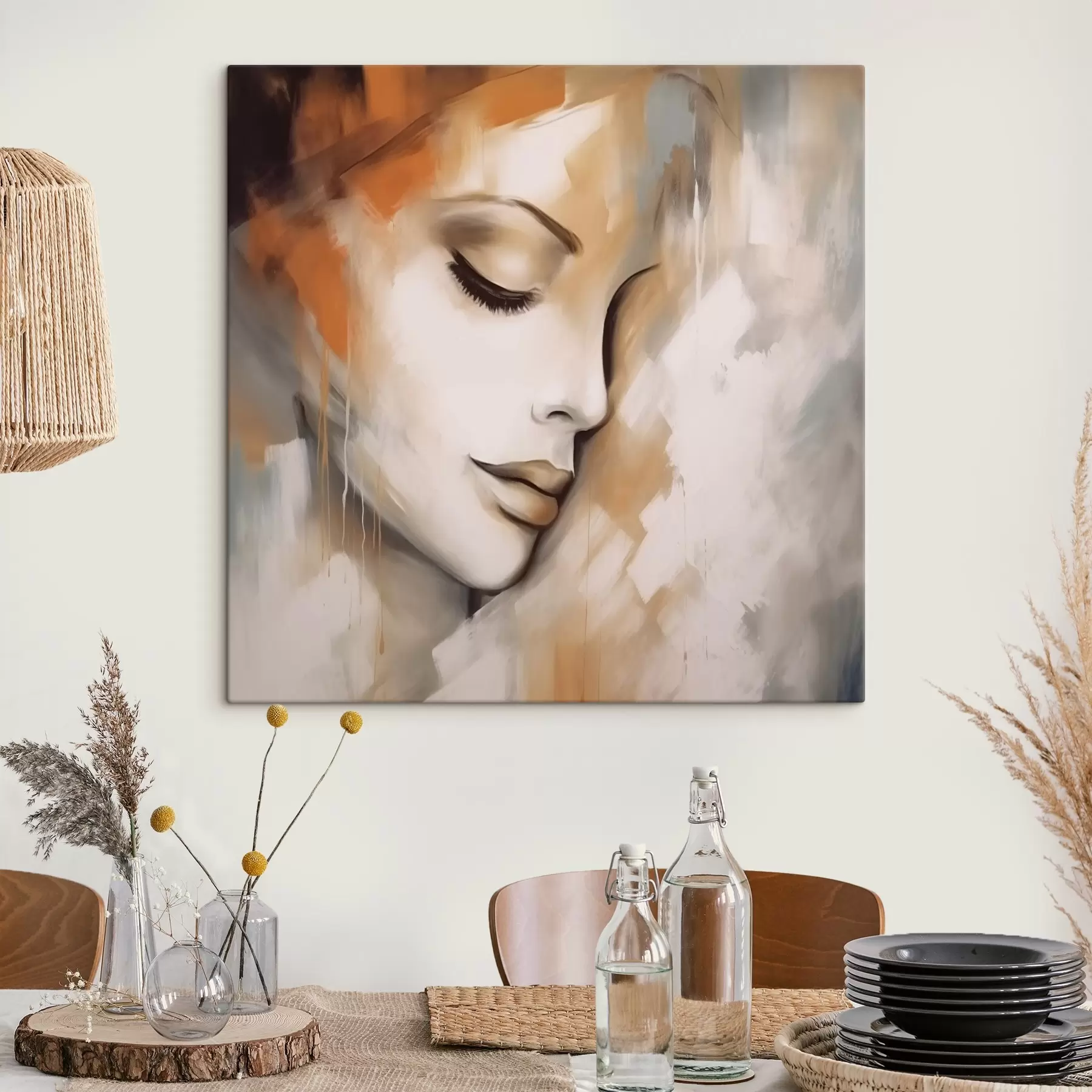 Wandbilder Gesicht eines Mädchens s42951