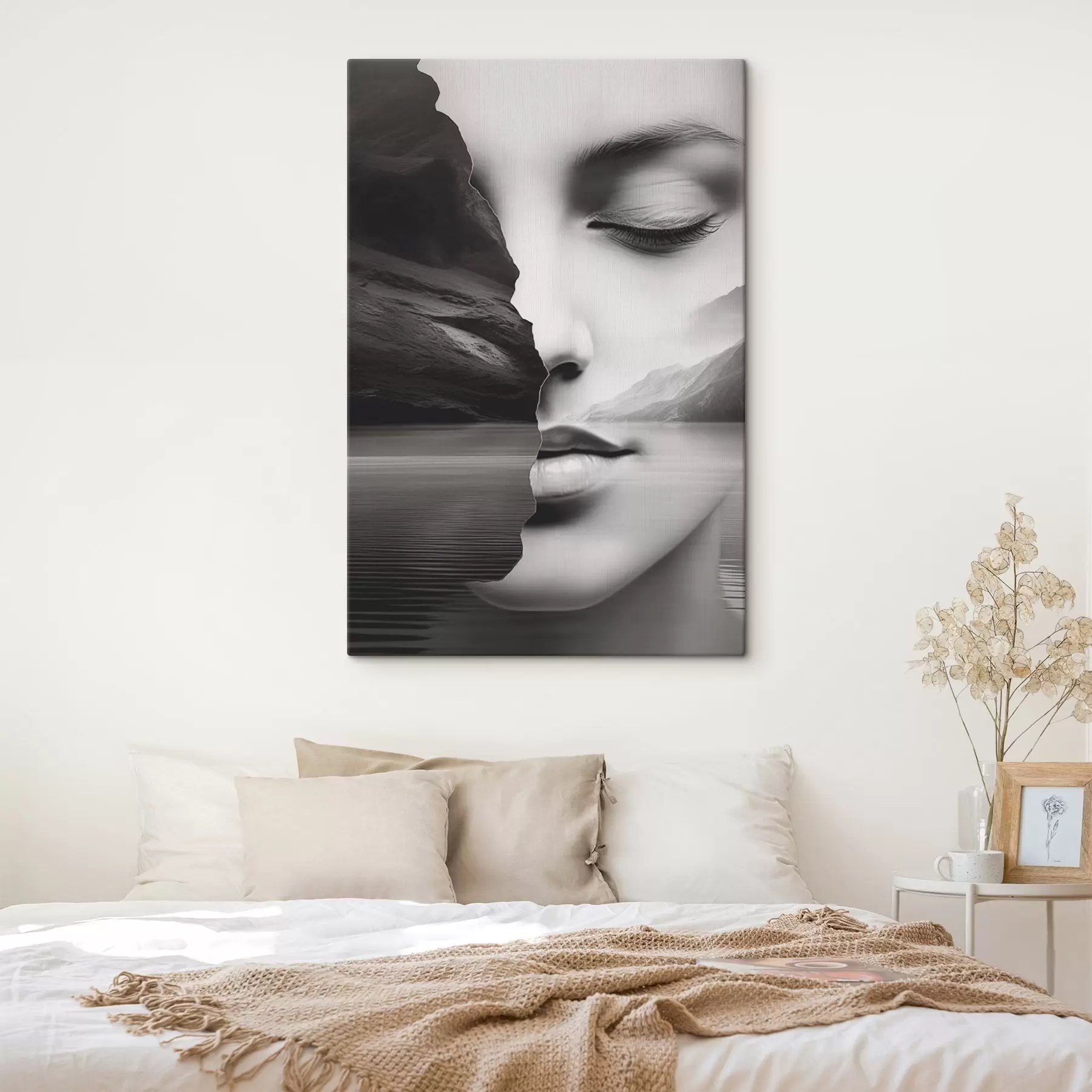 Fototapete Schwarzer und weißer Surrealismus s42953