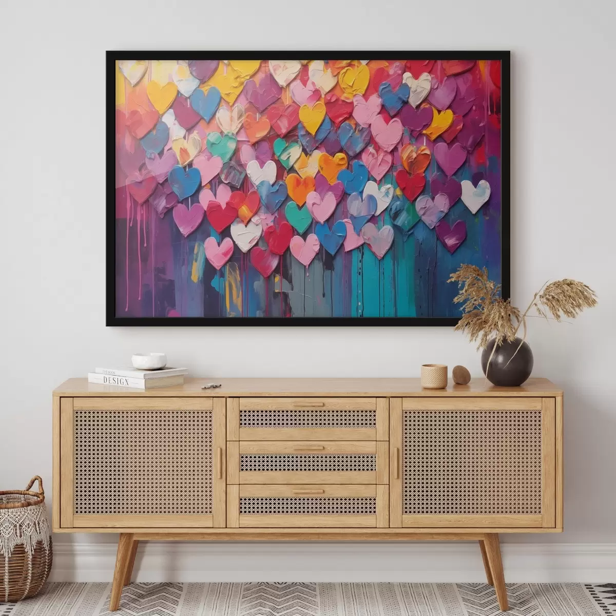 Poster Herzen f42949