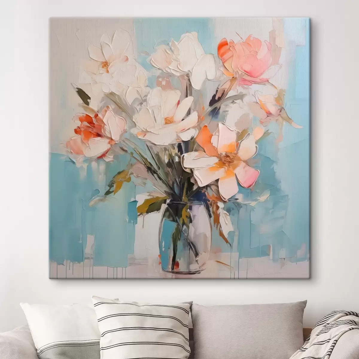 Wandbilder Abstrakte Blumen in einer Vase s42965