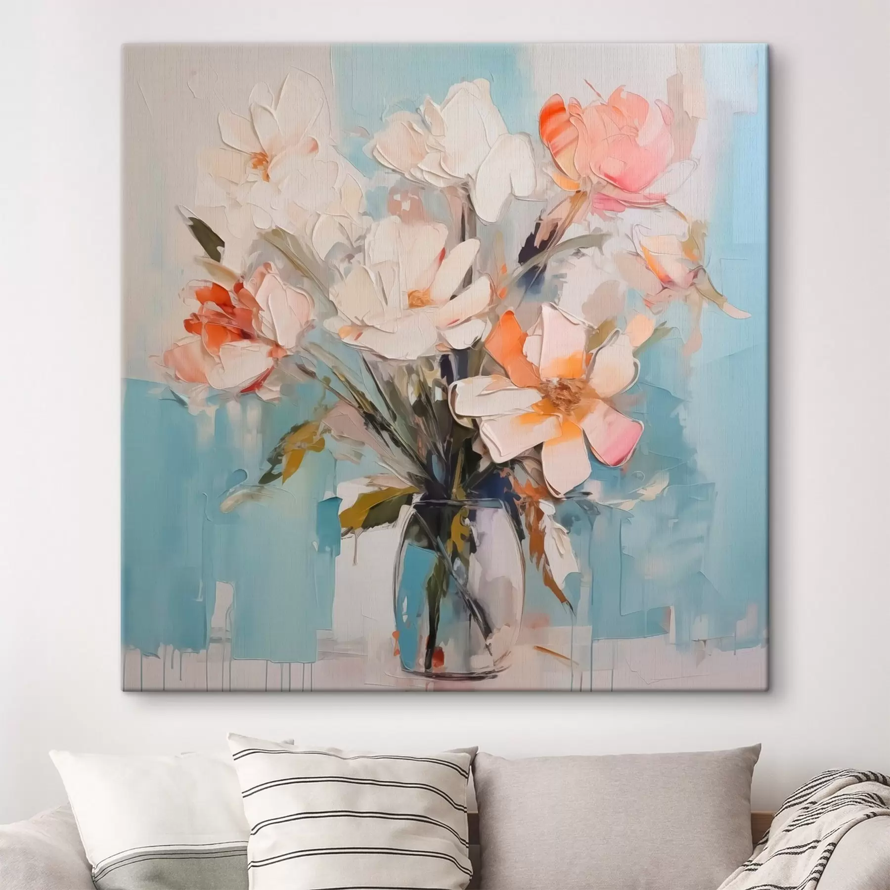 Wandbilder Abstrakte Blumen in einer Vase s42965