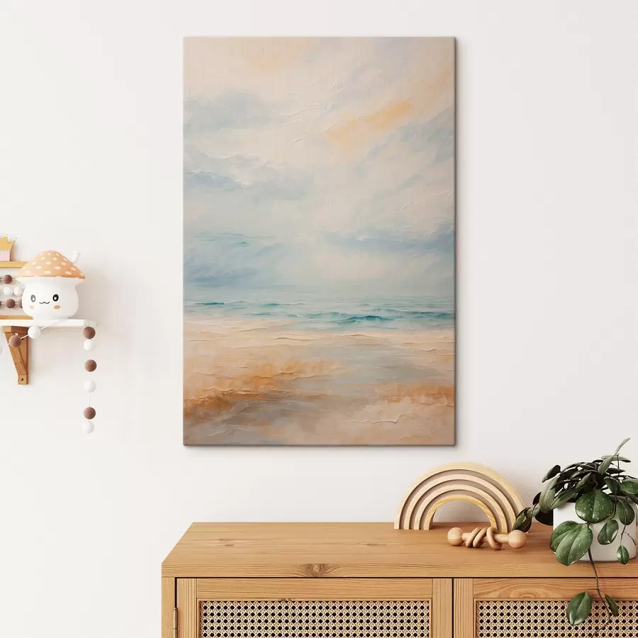 Wandbilder Meer Strand in Acrylmalerei Stil s42759
