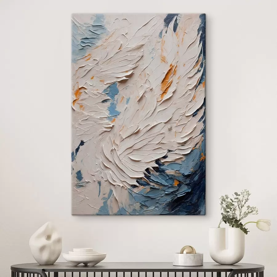 Fototapete Abstrakter Flügel im Stil der Ölmalerei s42761