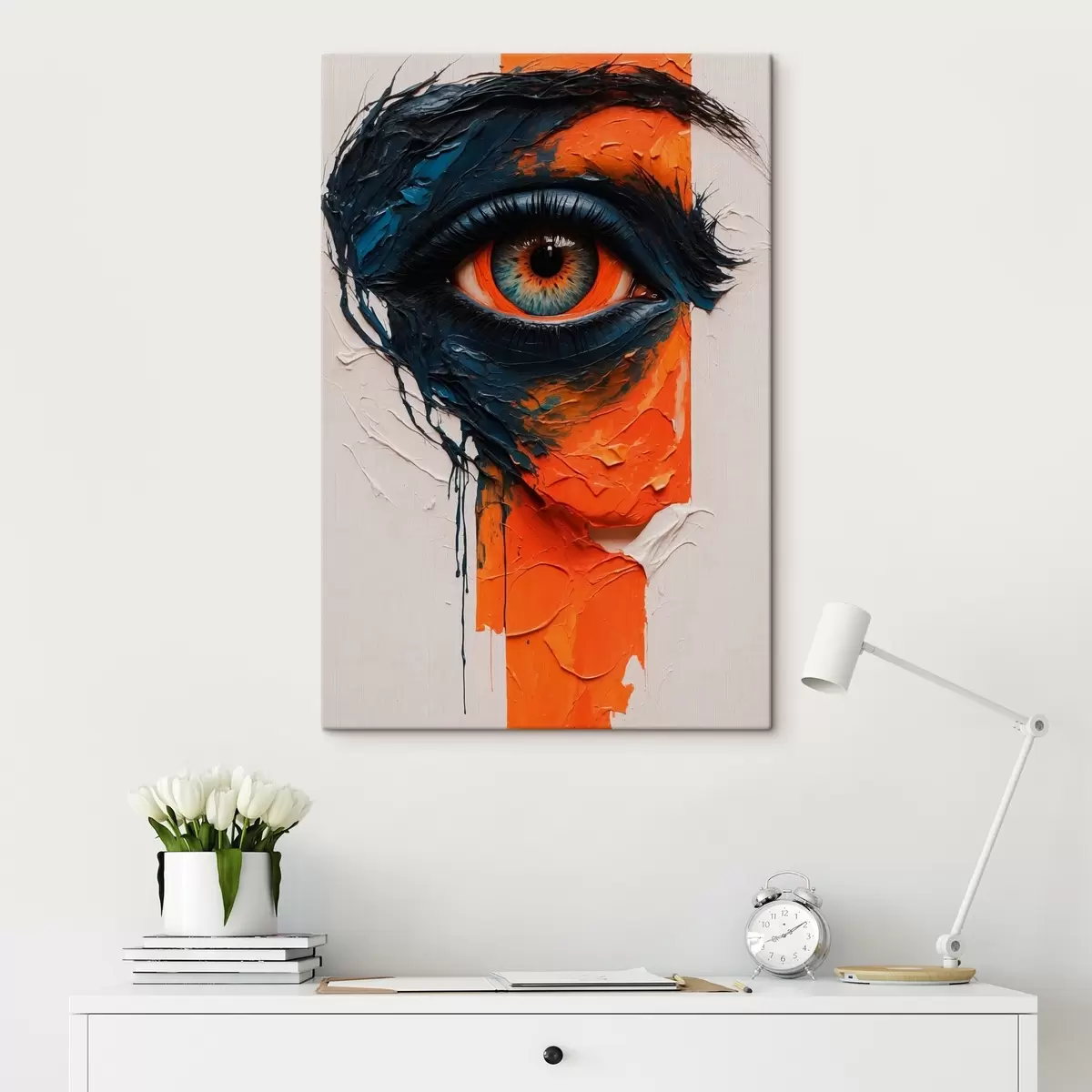 Wandbilder Auge der Frau im Stil Ölgemälde s42763