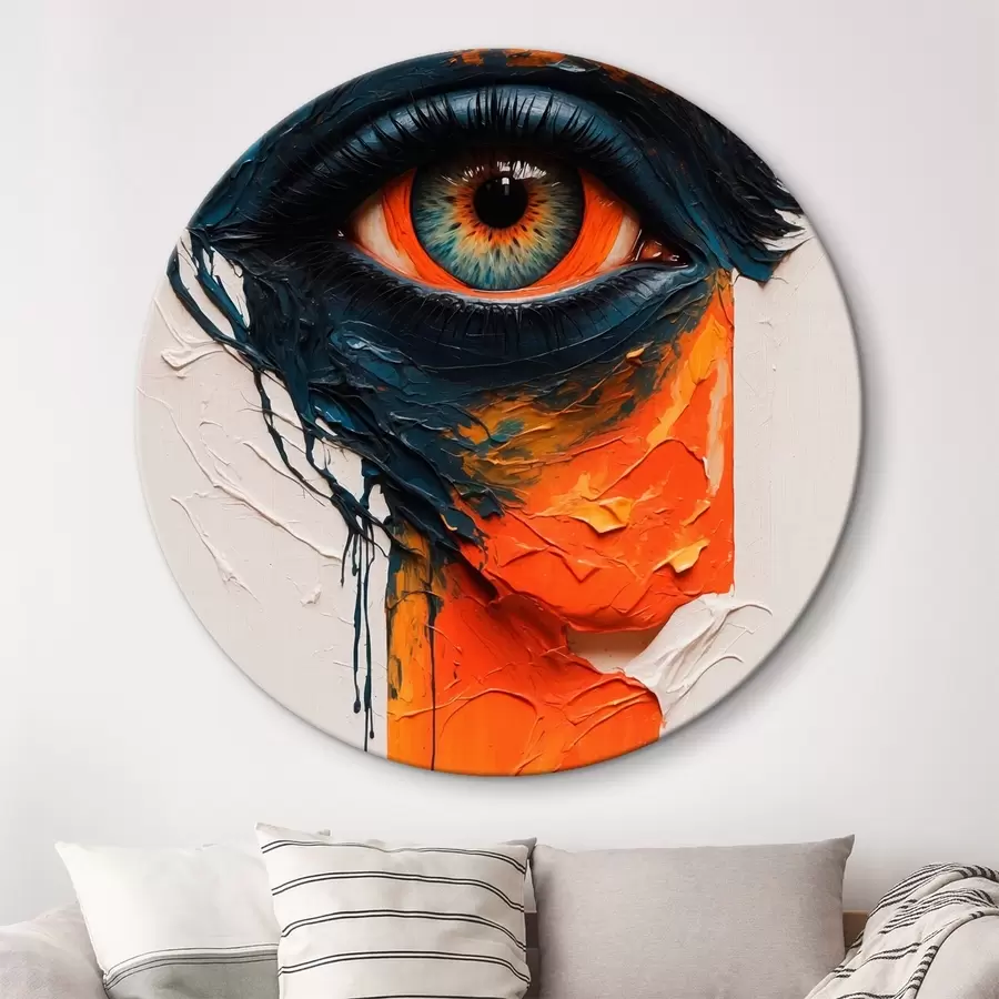 Wandbilder Das Auge der Frau im Stil eines Ölgemäldes r42763