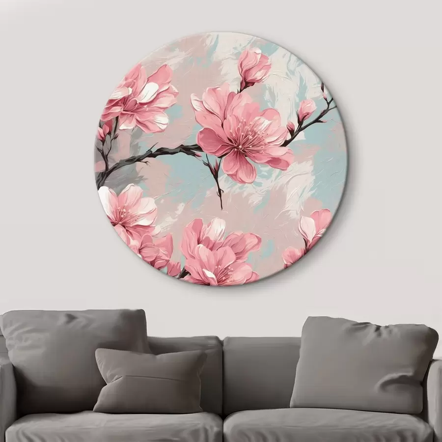 Wandbilder Rosa Blumer und rtemr in Acrylmalerei rtyle r42918