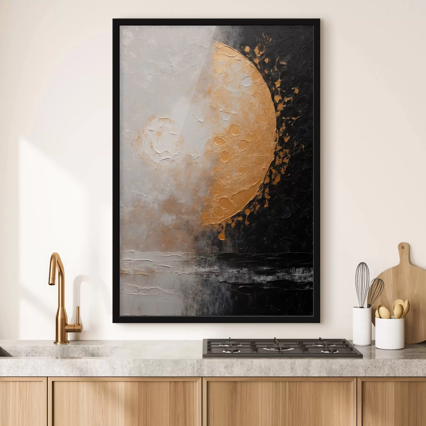 Wandbilder Der Mond im Stil der Ölmalerei f42766