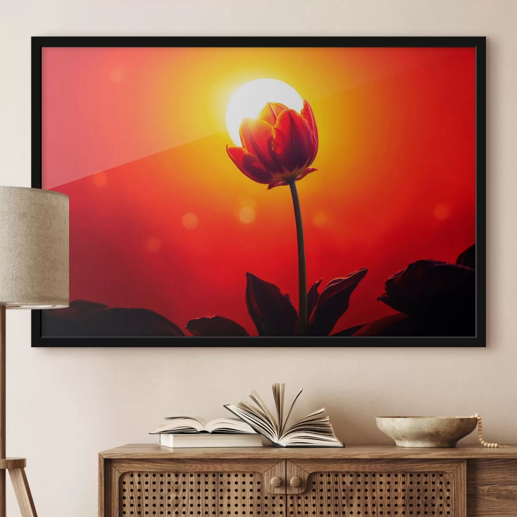 Wandbilder Tulpe auf der Rückseite von funfet gefunden f42922