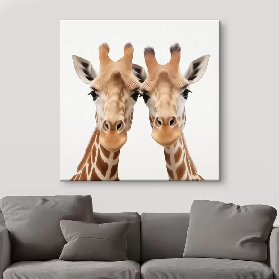 Wandbilder Giraffen-Paar s42967