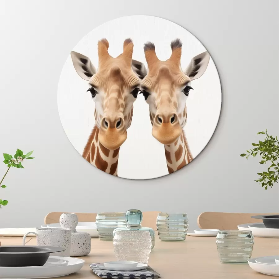 Wandbilder Giraffen-Paar r42967