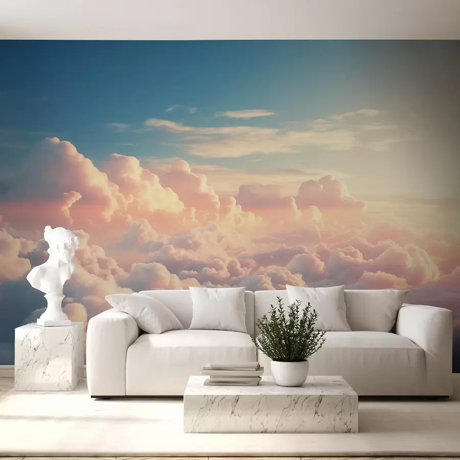 Fototapete Zarte Wolken am Himmel w08803