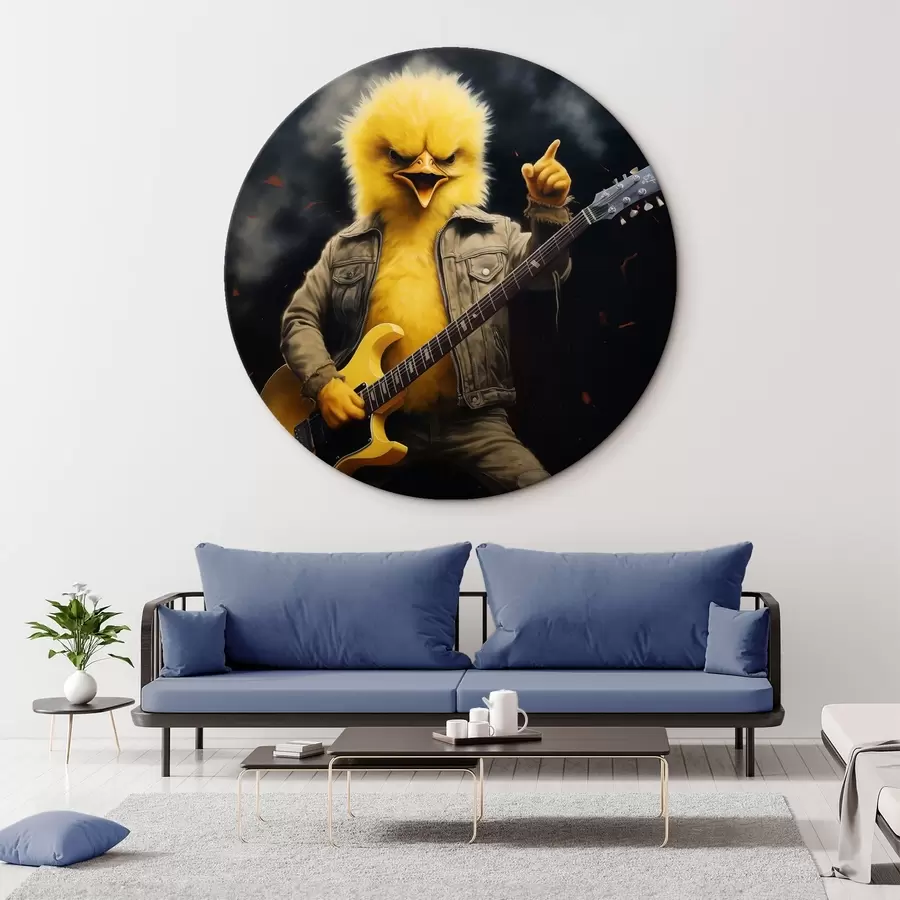 Wandbilder Rocker-Huhn r43029