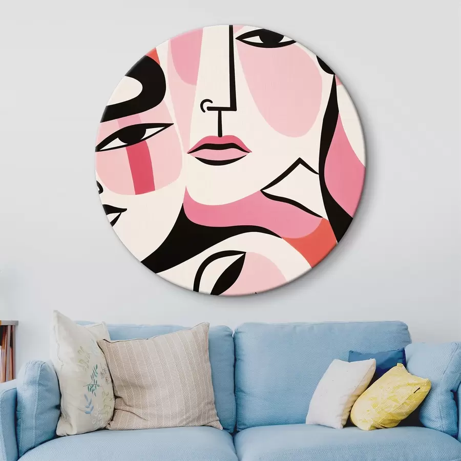 Wandbilder Abstrakt, Menschen, Gesicht r43031