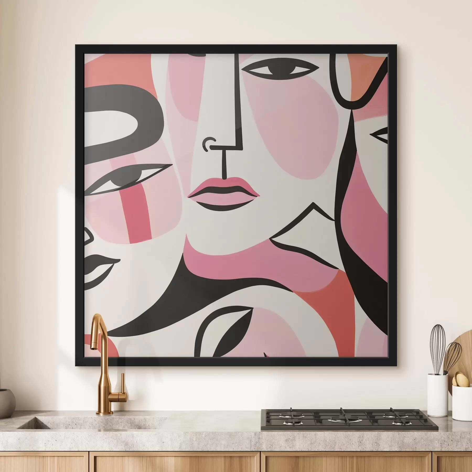 Fototapete Abstrakt, Menschen, Gesicht f43031