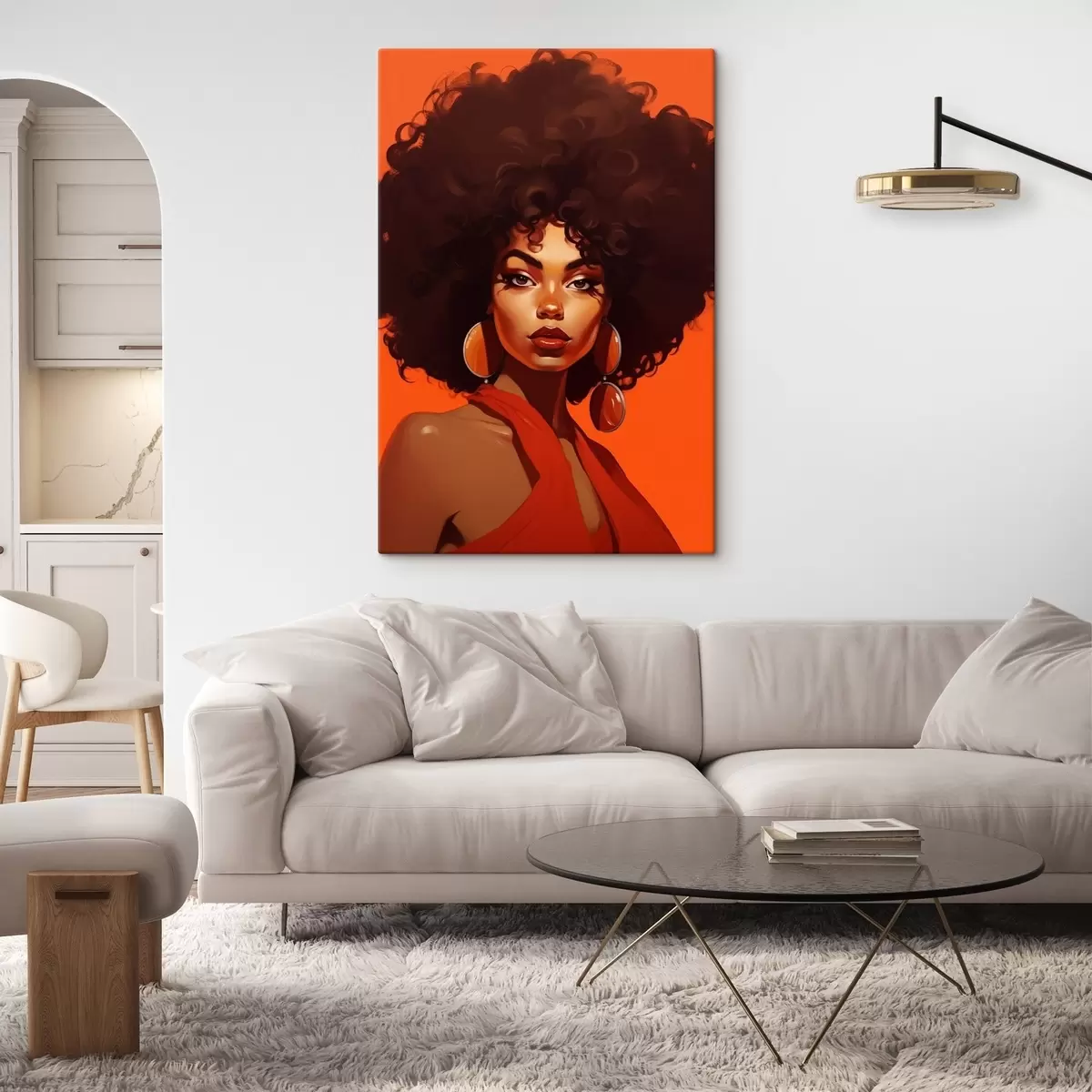 Wandbilder Weibliches Porträt s43005