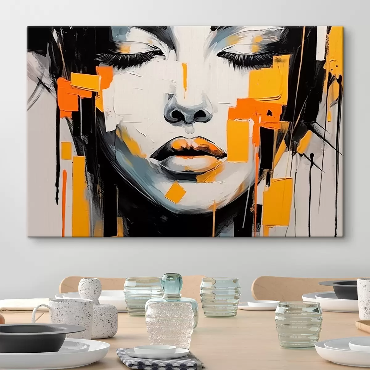 Wandbilder Abstraktes Porträt s43019