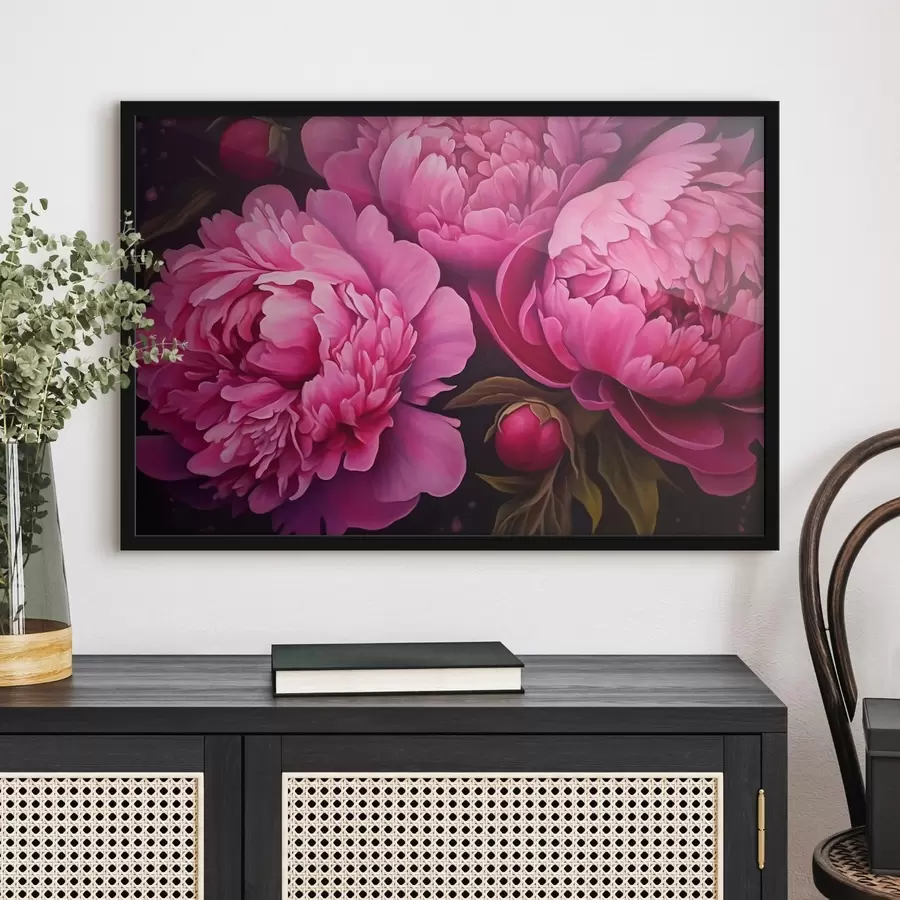 Fototapete Abstraktion in Violett- und Gelbtönen f43004