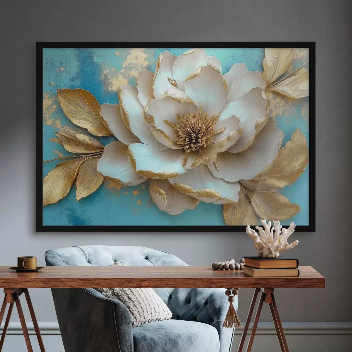 Poster Große Blume f43022