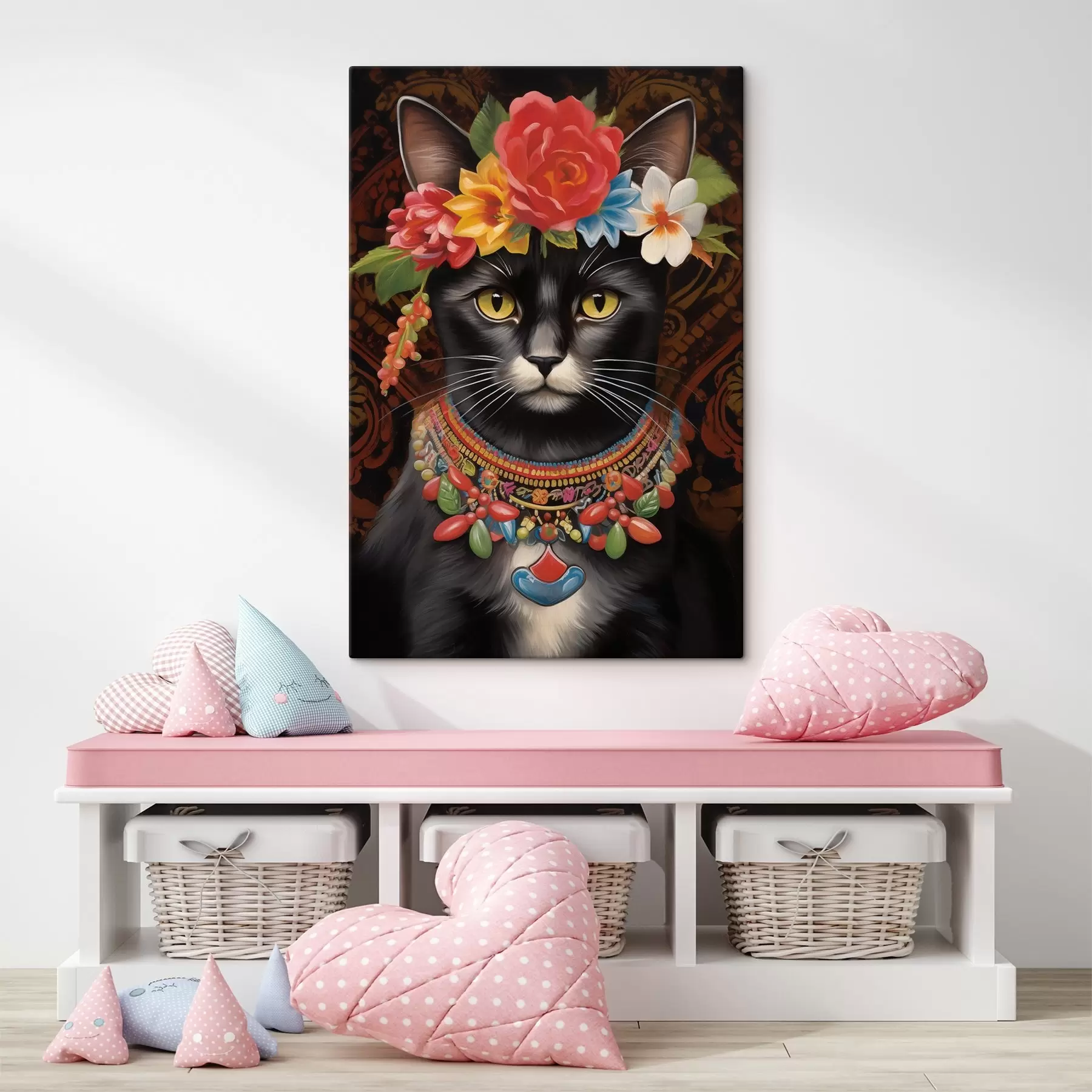 Wandbilder Die Magie der ukrainischen Katze s43150