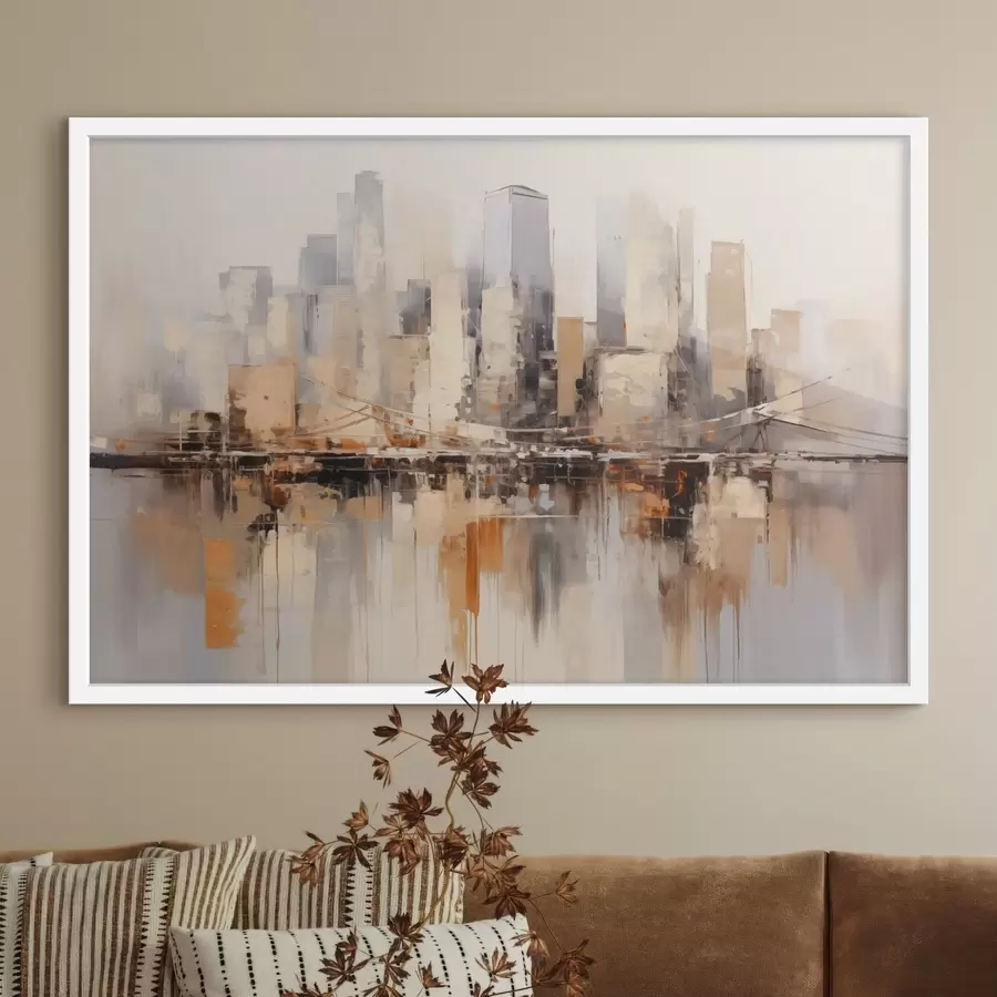 Fototapete Stadt jenseits des Wassers f43168