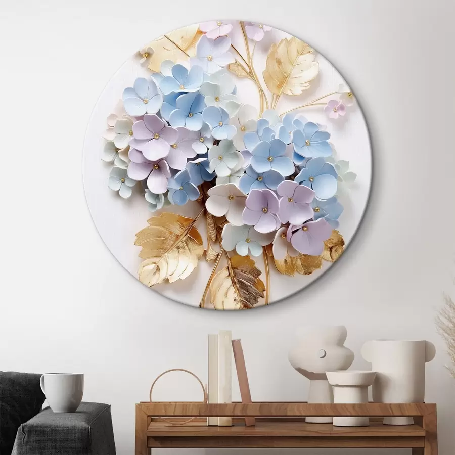 Wandbilder Zarte Zweige der Hortensie r43122