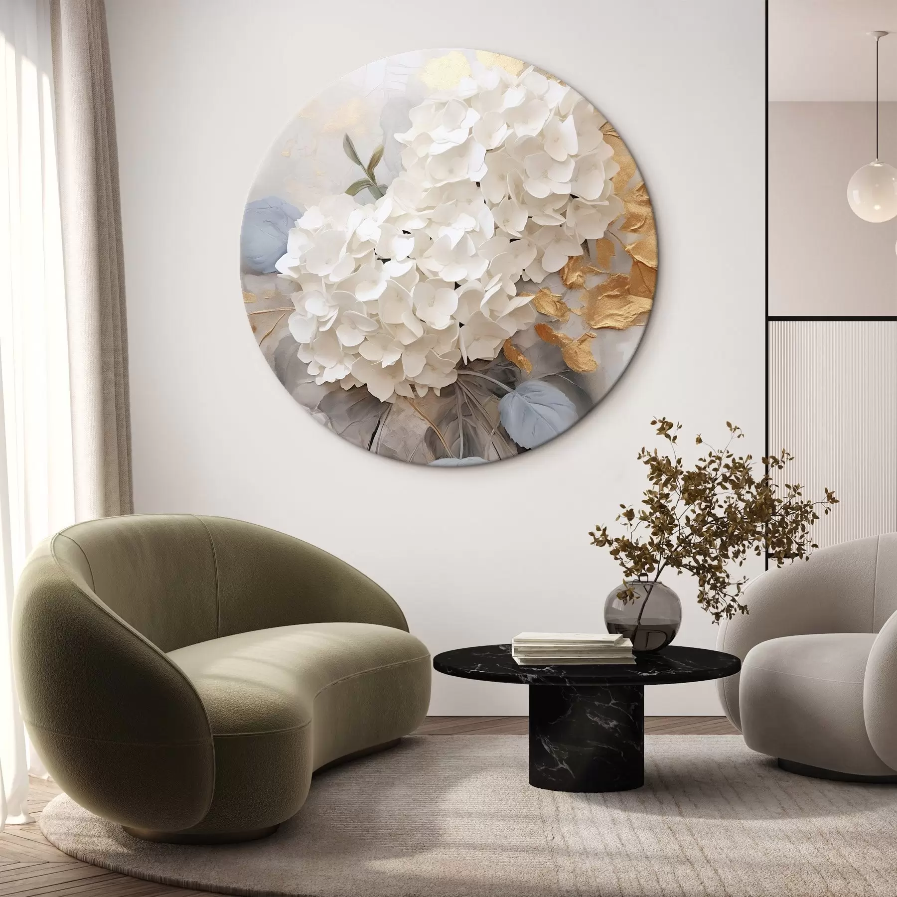 Wandbilder Üppige Hortensien r43130