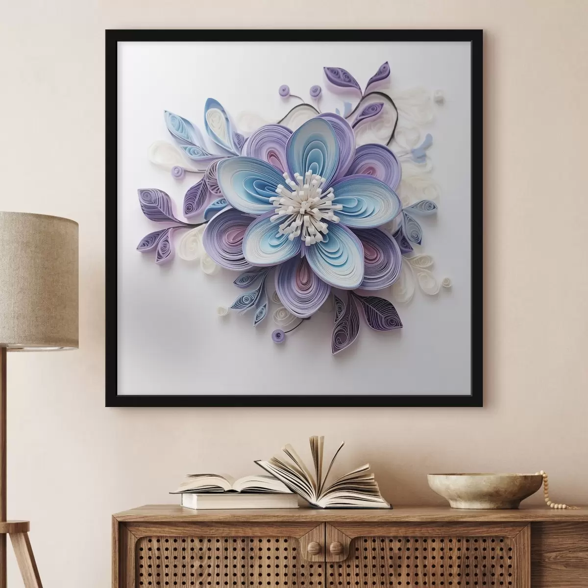 Poster Abstrakte Blume f43123