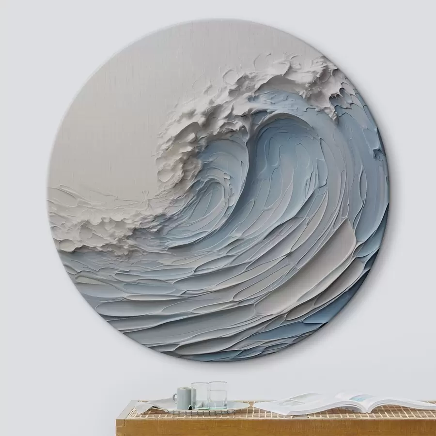 Wandbilder Abstrakte Welle Nachahmung Pinselstriche r43194