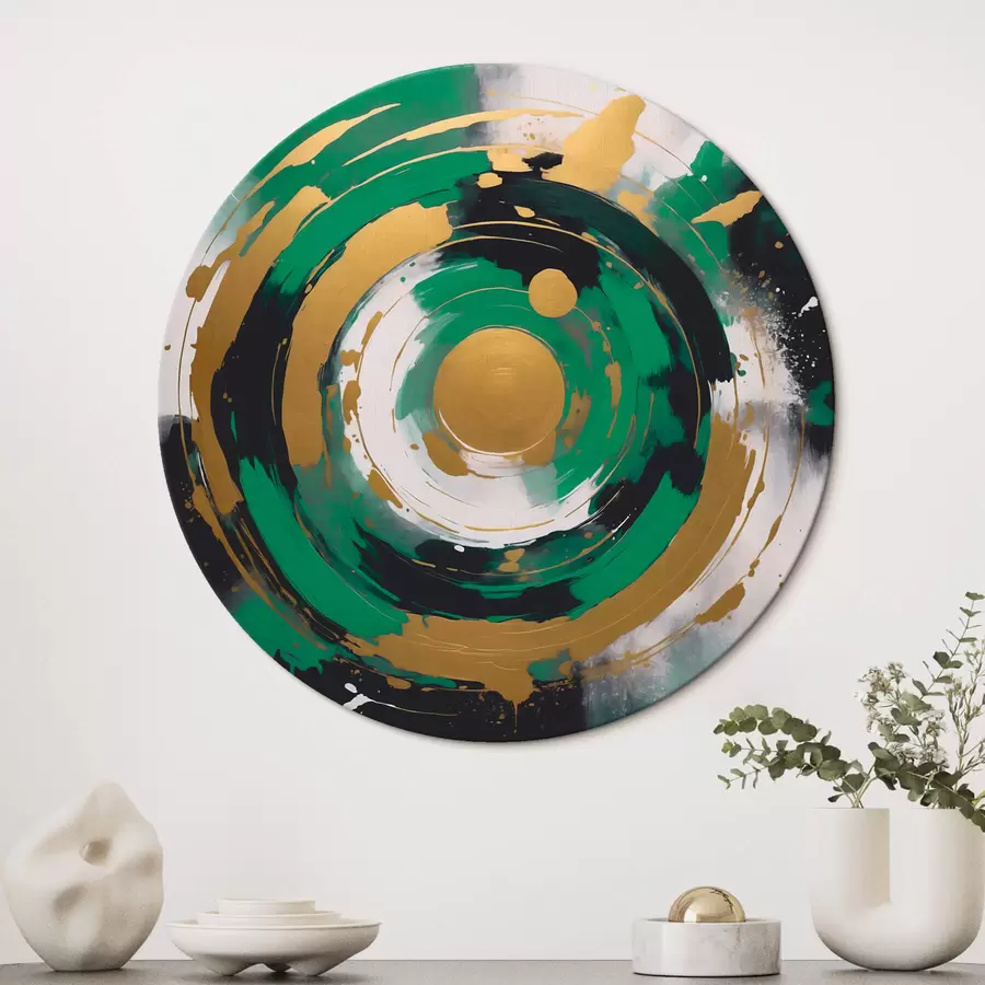 Wandbilder Abstraktion mit einem Kreis r42992