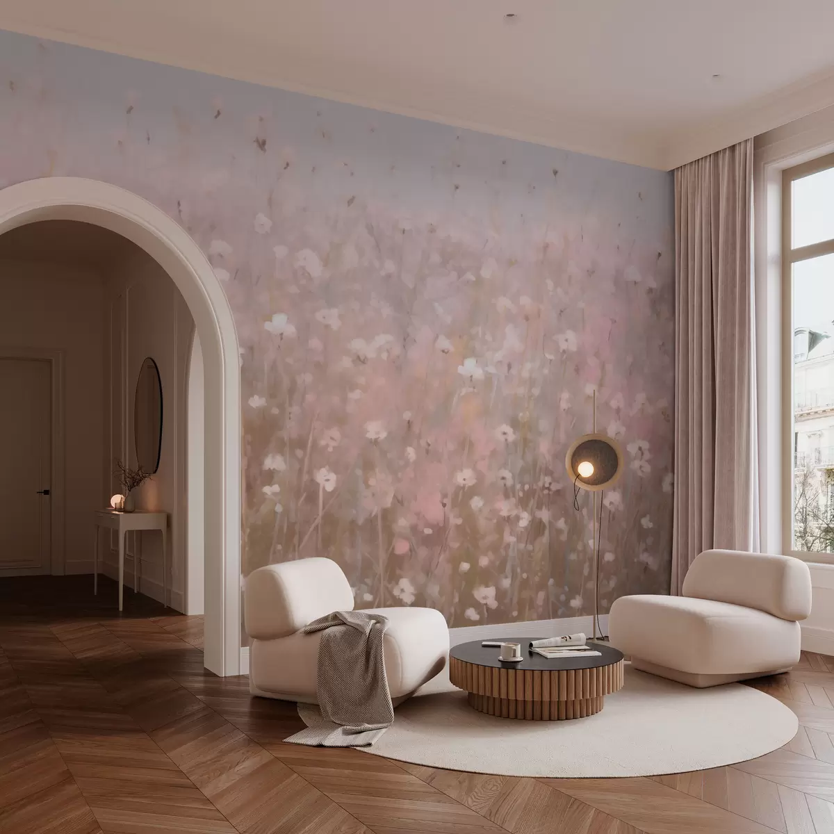 Fototapete Feldblumen und Pflanzen w03309