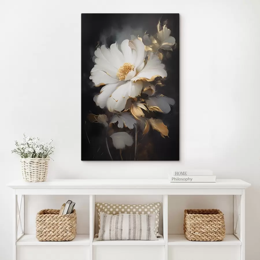 Wandbilder Große helle Blume s43208