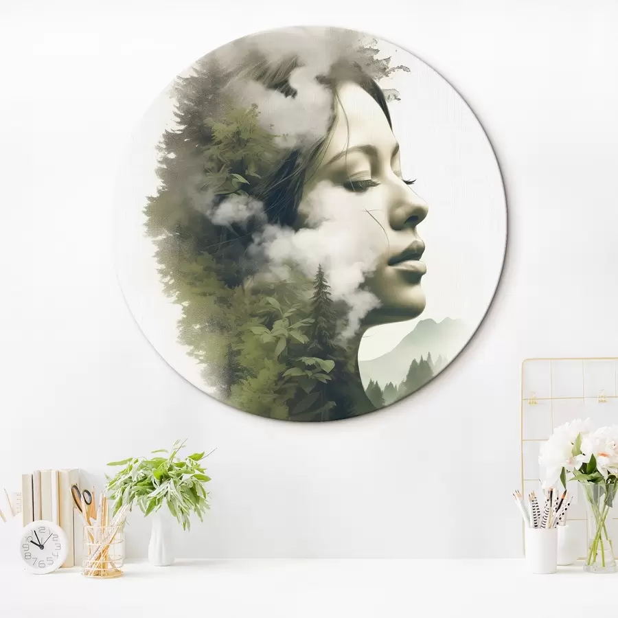 Wandbilder Menschen, Mädchen, Natur, abstrakte Ansicht r43206