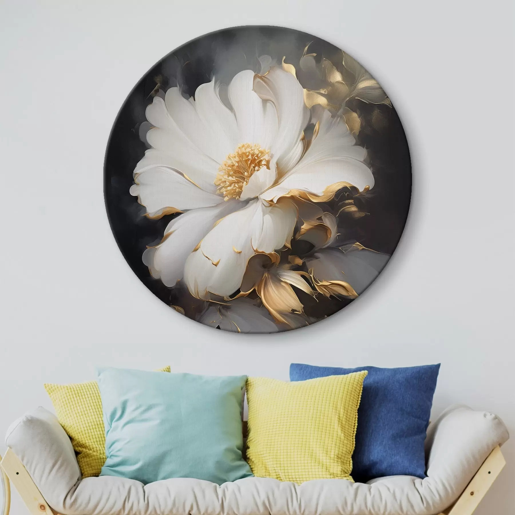 Wandbilder Große helle Blume r43208