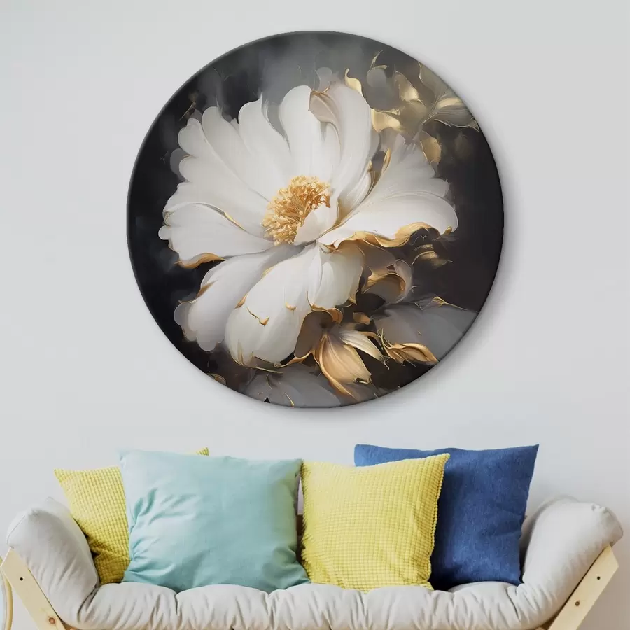 Wandbilder Große helle Blume r43208