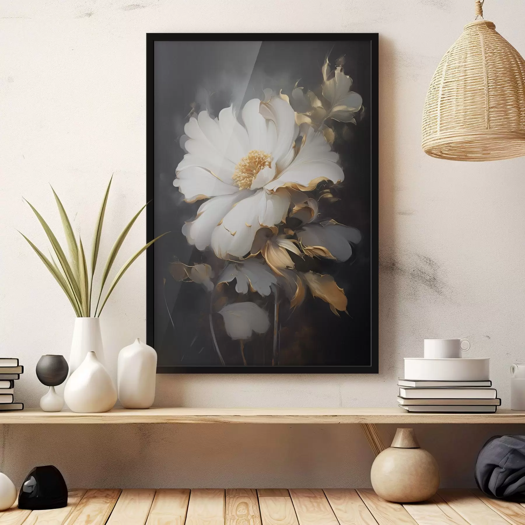 Fototapete Große helle Blume f43208