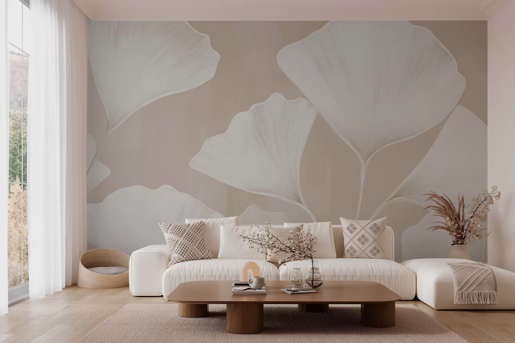 Fototapete Ginkgo-Blätter w03242