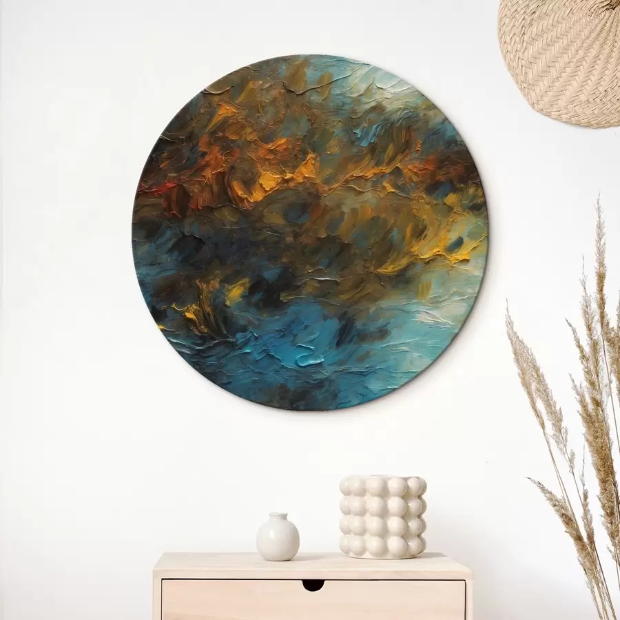 Wandbilder Verschwommener See im Stil eines Ölgemäldes r43106