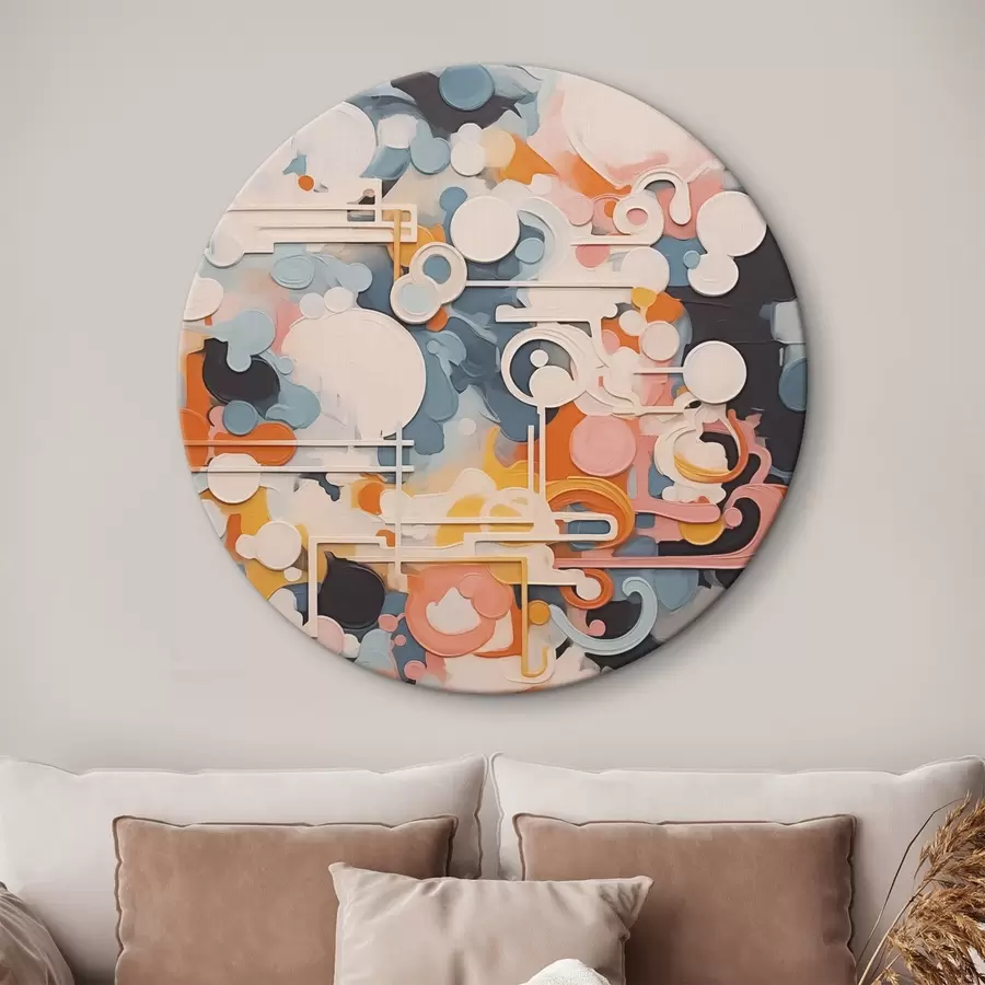 Wandbilder Abstraktion Nachahmung der Malerei r43227