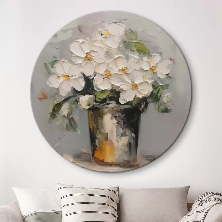 Wandbilder Blumen in einem Eimer Nachahmung der Malerei r43228