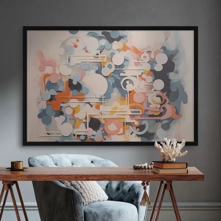 Wandbilder Abstraktion Nachahmung der Malerei f43227