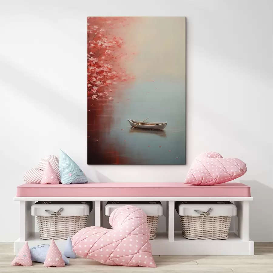 Wandbilder Boot, Ölgemäldeimitation s43261