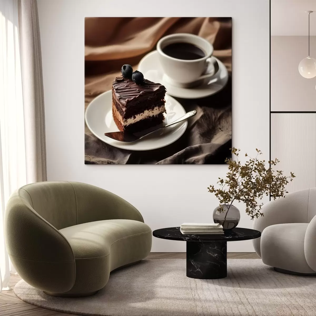 Wandbilder Kaffee und Kuchen s43294