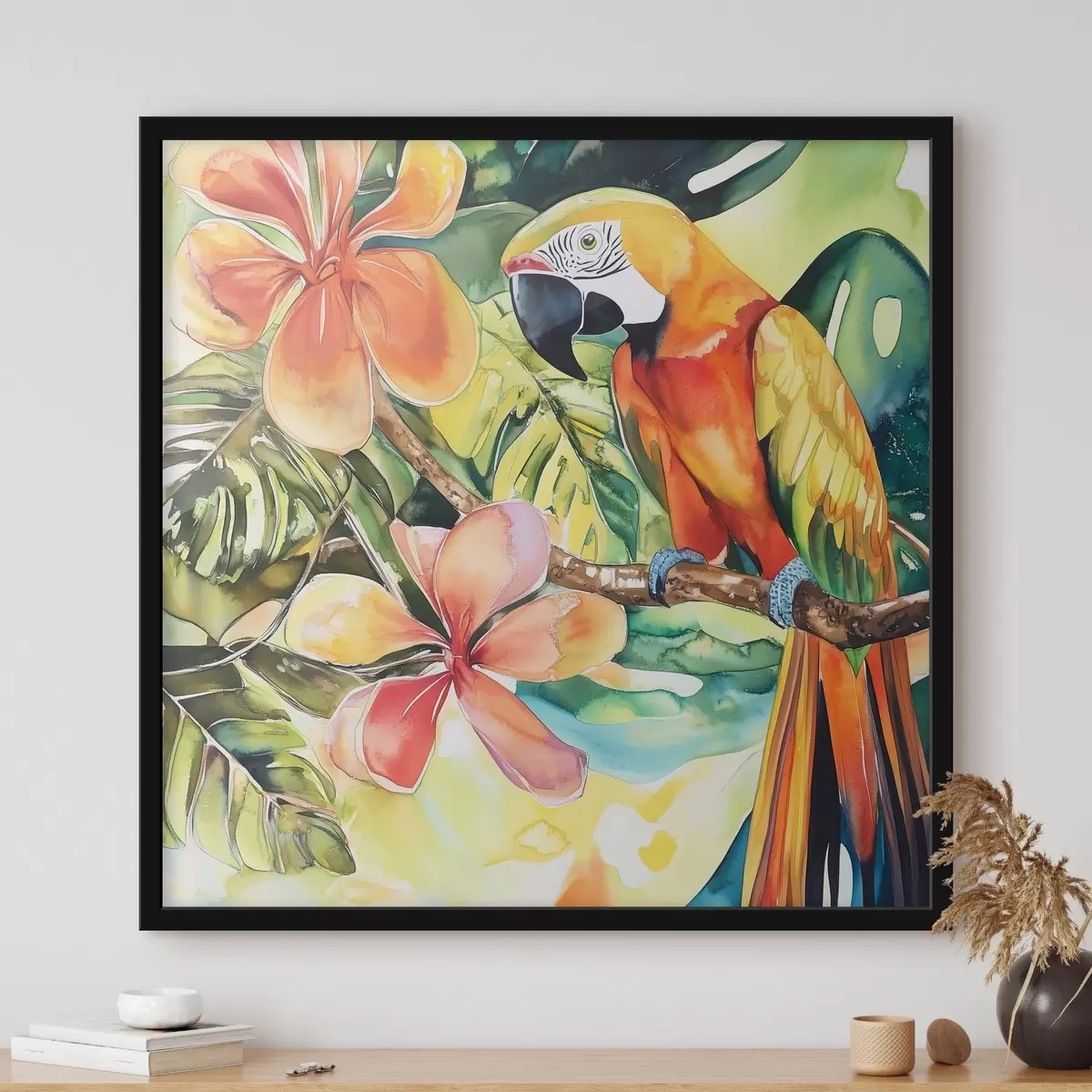 Poster Heller Papagei f43307