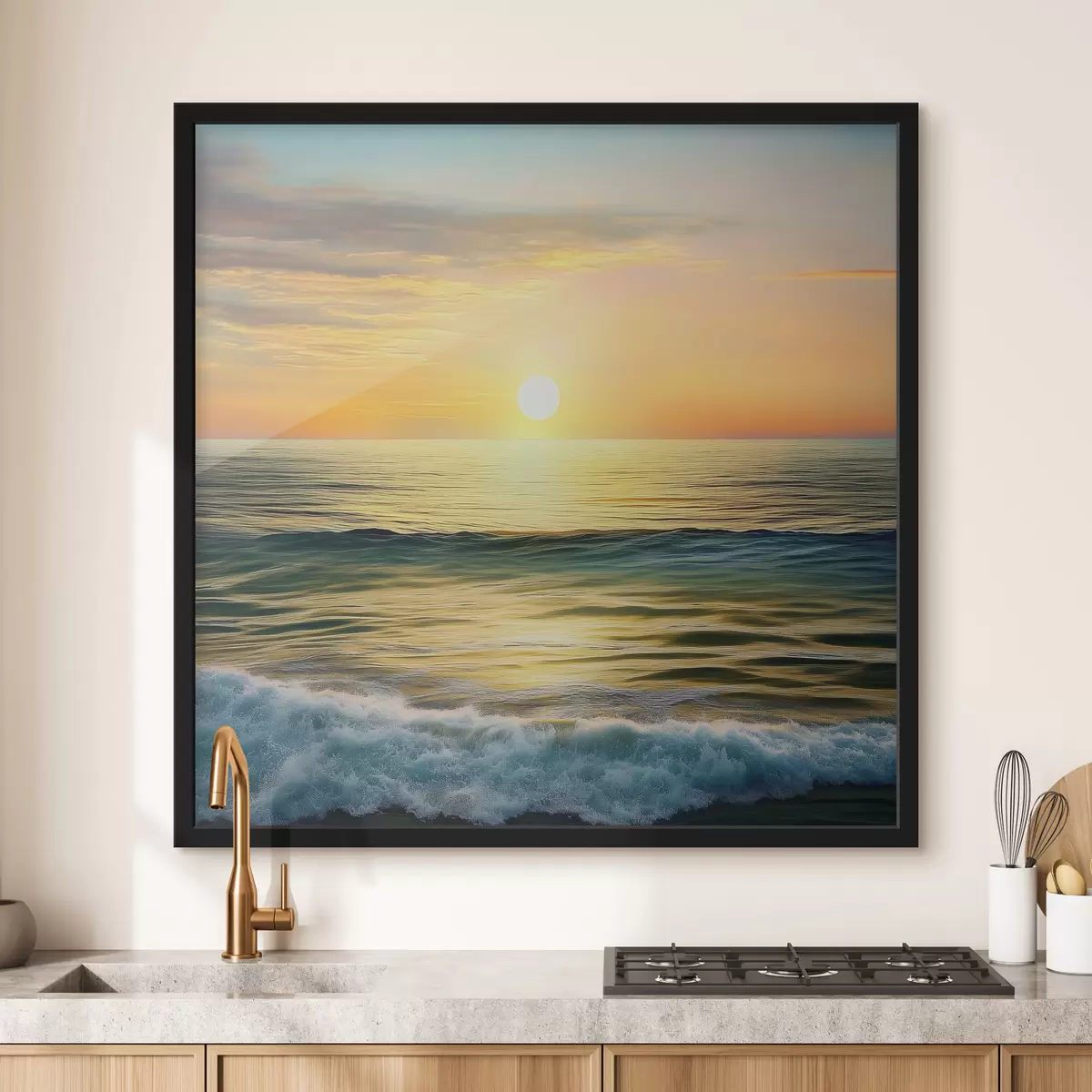 Poster Morgendämmerung über dem Meer f43308