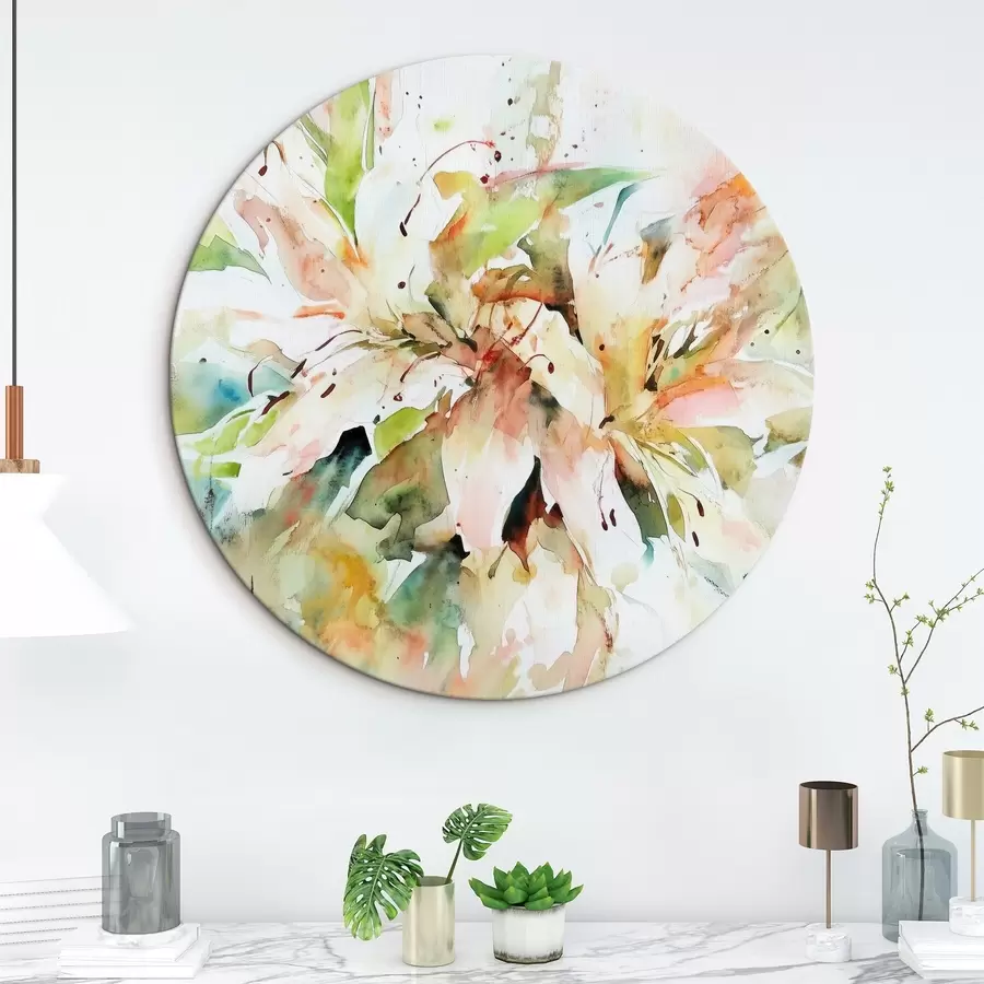 Wandbilder Abstrakte Zeichnung von Blumen r43298